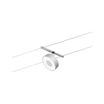 Paulmann 94475 - KIT 5xLED/5W Sistema completo de cabos de suspensão CIRCLE 230V cromado mate