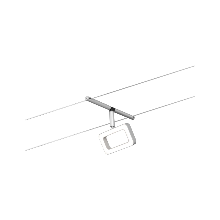 Paulmann 94481 - Conjunto completo do sistema de cabos FRAME, 5x LED/4,8 W, 230 V, cromado mate