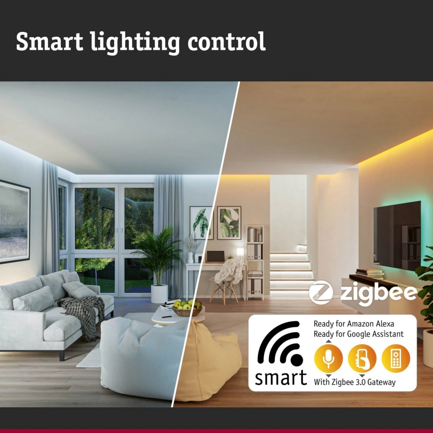 Paulmann 94513 - RGBW LED/8,2W IP44 Número de casa regulável com sensor de movimento e crepúsculo PADEA 230V antracite