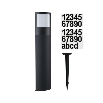 Paulmann 94515 - LED/8,5W IP44 Luminária exterior dimerizável com sensor de movimento e de crepúsculo PADEA 230V antracite