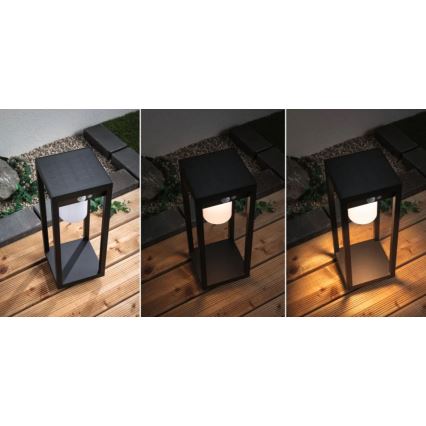 Paulmann 94573 - Lâmpada solar LED/5,5W IP44 com sensor MARISOL 3,7V 2000 mAh