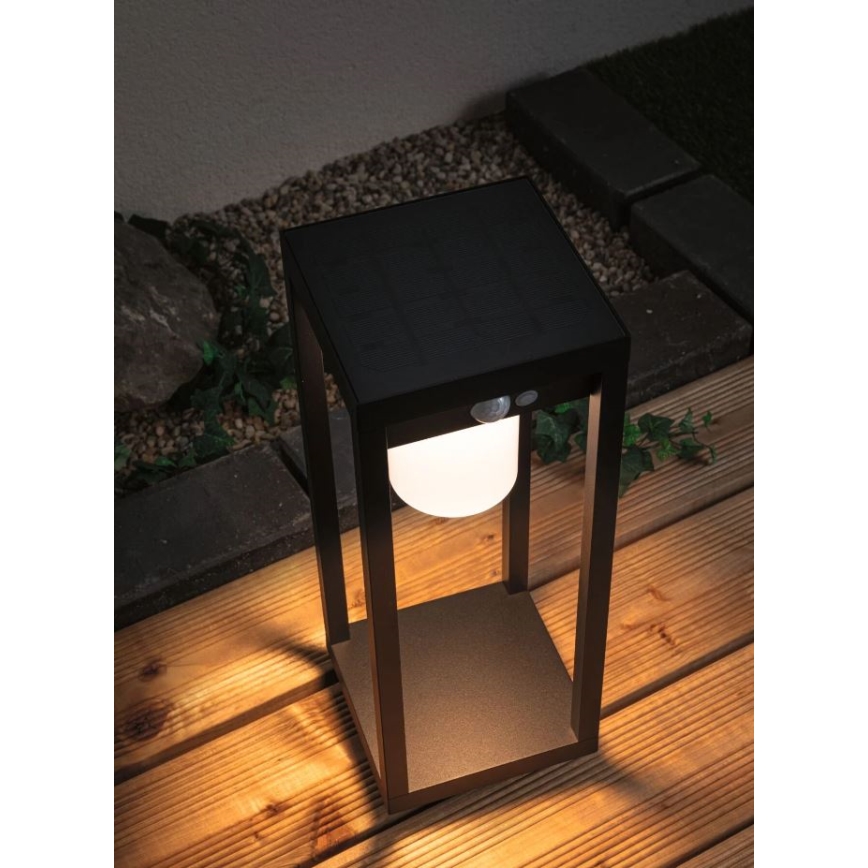 Paulmann 94573 - Lâmpada solar LED/5,5W IP44 com sensor MARISOL 3,7V 2000 mAh