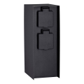 Paulmann 94657 - Coluna exterior com tomada RIO 2Z SCHUKO 230V IP44