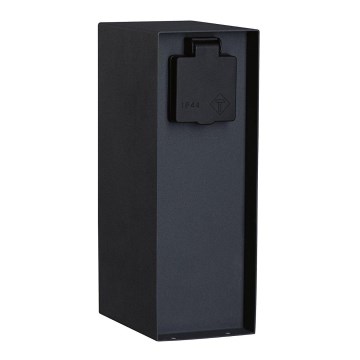 Paulmann 94701 -Coluna exterior com tomada com um sensor de crepúsculo RIO 2Z SCHUKO 230V IP44