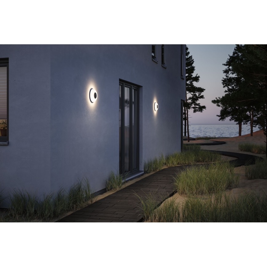 Paulmann 94955 - LED/20,5W IP65 Aplique de parede exterior regulável AUREVA 230V 2200/3000/4000K antracite