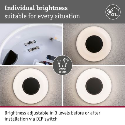 Paulmann 94955 - LED/20,5W IP65 Aplique de parede exterior regulável AUREVA 230V 2200/3000/4000K antracite