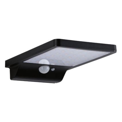 Paulmann 95393 - Luminária de parede solar LED/4W IP44 regulável com sensor SOLVEIG 3,7V 2000 mAh