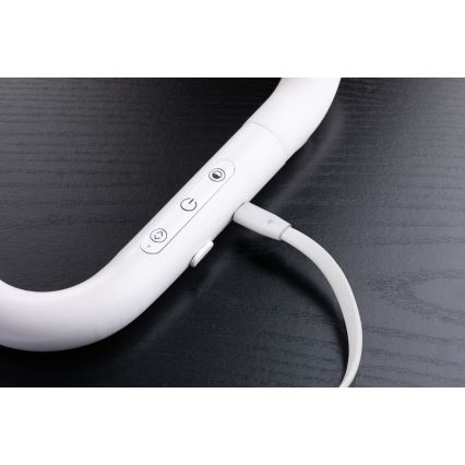 Paulmann 95423 - Lâmpada de mesa tátil LED regulável 4,5W FLEXLINK 5V/USB 4400 mAh branca