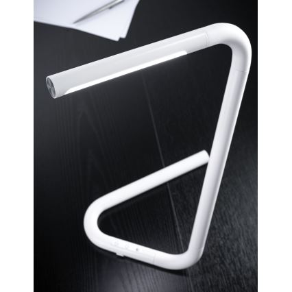 Paulmann 95423 - Lâmpada de mesa tátil LED regulável 4,5W FLEXLINK 5V/USB 4400 mAh branca