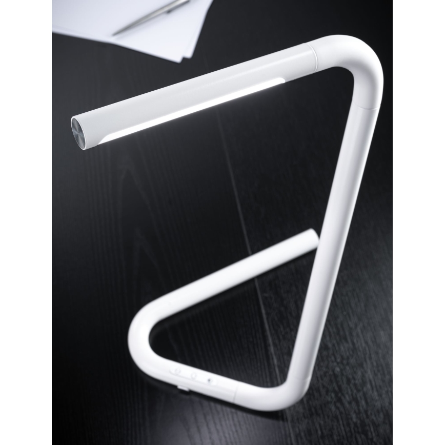 Paulmann 95423 - Lâmpada de mesa tátil LED regulável 4,5W FLEXLINK 5V/USB 4400 mAh branca