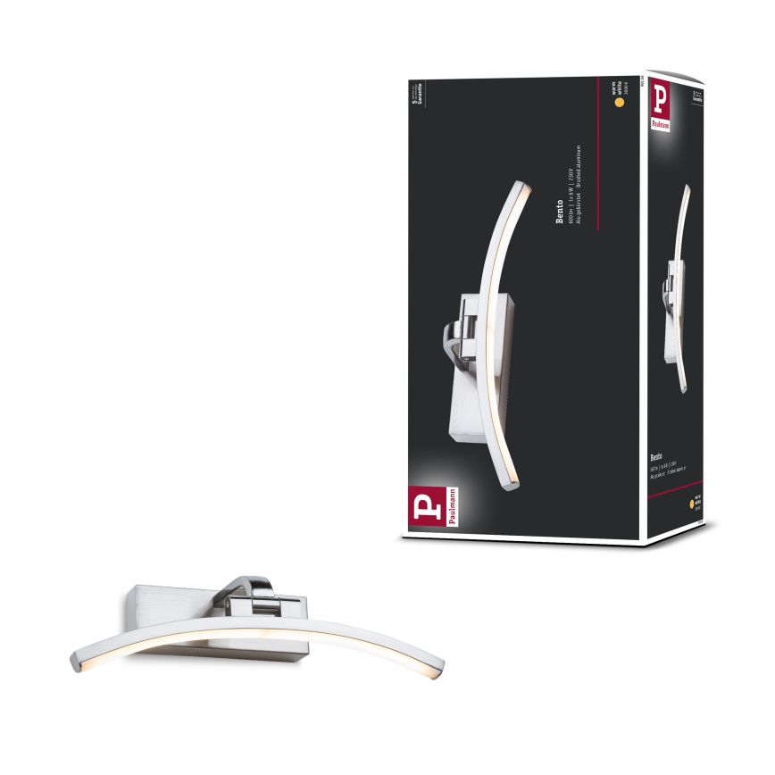 Paulmann 95556 - LED/6W Iluminador para quadros BENTO 230V 30 cm cromado fosco