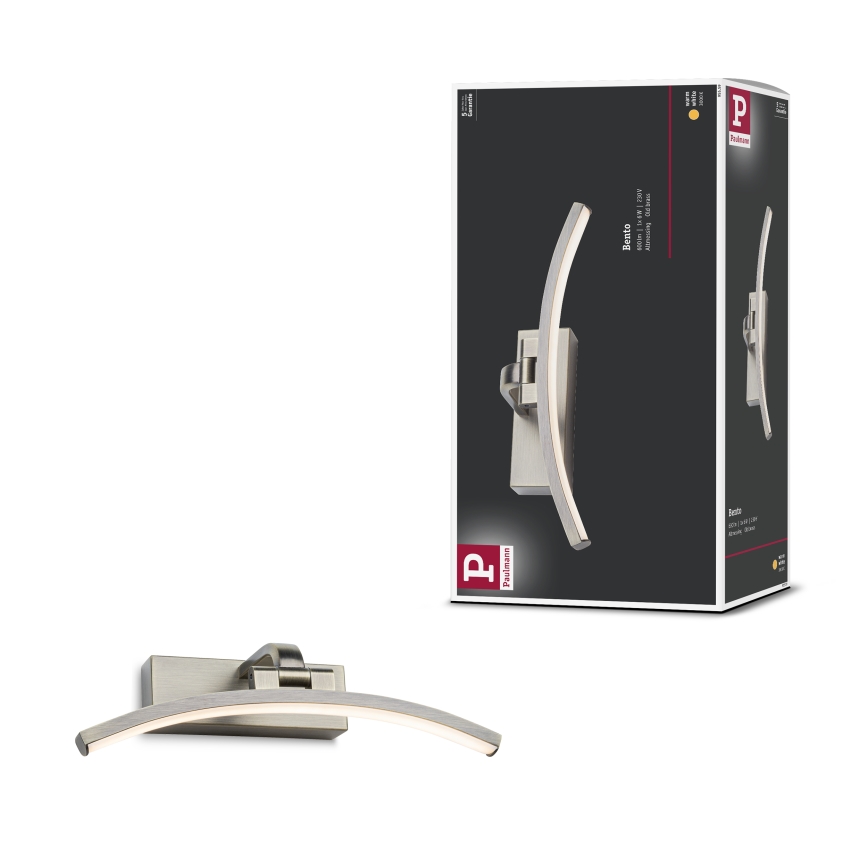 Paulmann 95559 - LED/6W Luz para quadros BENTO 230V 30 cm latão