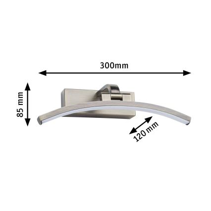 Paulmann 95559 - LED/6W Luz para quadros BENTO 230V 30 cm latão