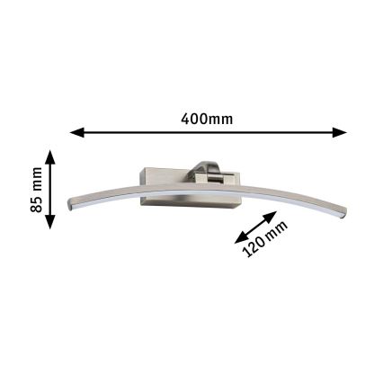 Paulmann 95560 - LED/8,5W Luminária para quadros BENTO 230V 40 cm latão