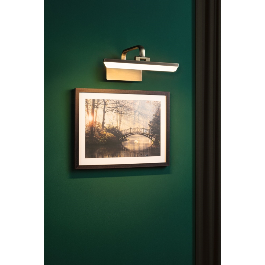 Paulmann 95568 - LED/6W Aplique para quadros RENAN 230V 30 cm latão