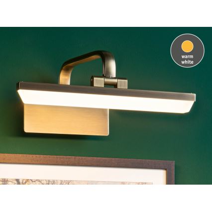 Paulmann 95568 - LED/6W Aplique para quadros RENAN 230V 30 cm latão