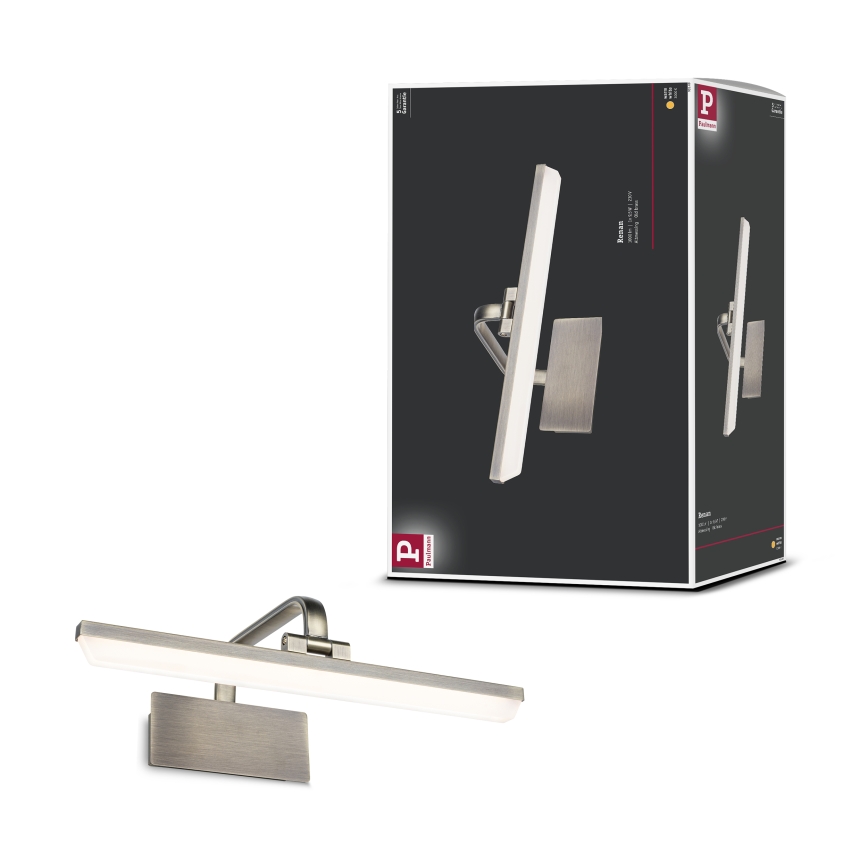 Paulmann 95569 - Luminária para quadros LED 9,5 W RENAN 230 V 40 cm latão