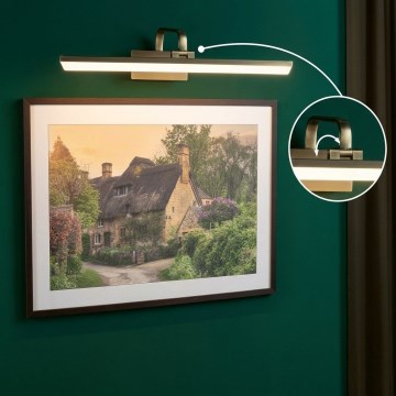 Paulmann 95570 - LED/11W Iluminador para quadros RENAN 230V 60 cm latão