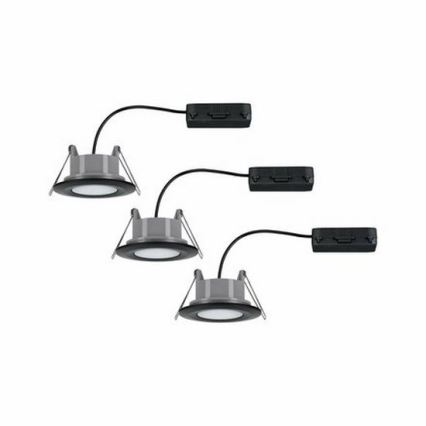 Paulmann 99991 - CONJUNTO 3xLED/6W IP65 Iluminação embutida de casa de banho CALLA 230V