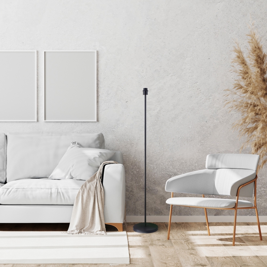 Pé de candeeiro SCARLET 1xE27/20W/230V 140 cm preto