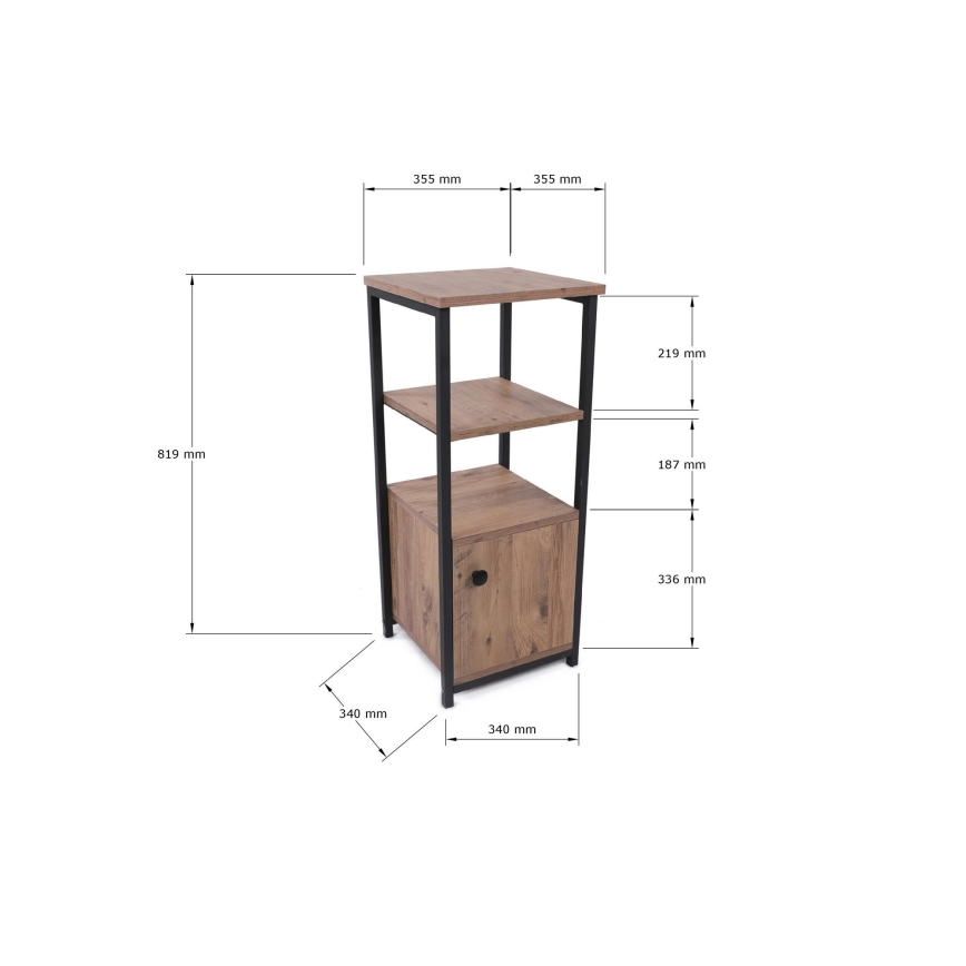 Peça de prateleira STIL 81,9x35,5 cm bege/preto