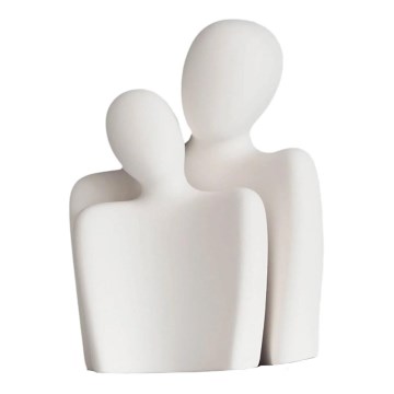 Peça decorativa de mesa 20x5,5x14,5 cm branca