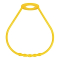 Pega de candelabro plástico amarelo