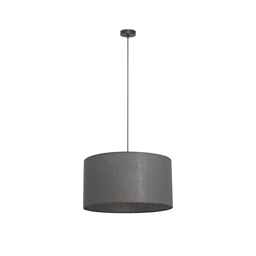 Pendente com cabo ALBA 1xE27/15W/230V Ø 45 cm cinzento