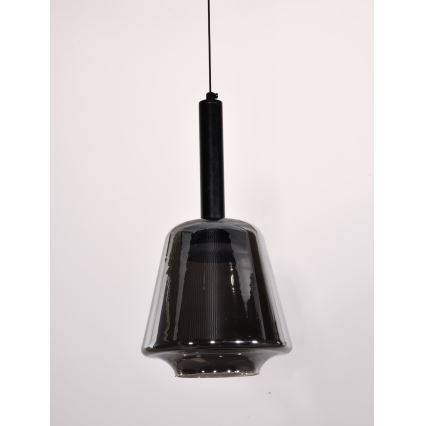 Pendente com cabo BUENO 1xGX53/9W/230V Ø 18 cm preto fumado