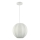 Pendente com cabo DANA 1xE27/15W/230V Ø 25 cm branco