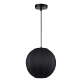 Pendente com cabo DANA 1xE27/15W/230V Ø 25 cm preto