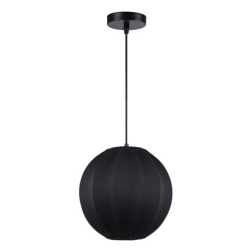 Pendente com cabo DANA 1xE27/15W/230V Ø 25 cm preto