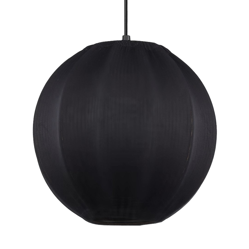Pendente com cabo DANA 1xE27/15W/230V Ø 25 cm preto