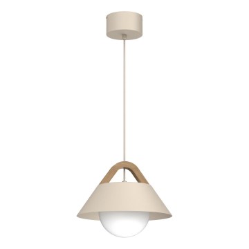 Pendente com cabo FUNDA 1xE27/15W/230V bege