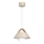 Pendente com cabo FUNDA 1xE27/15W/230V bege