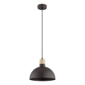 Pendente com cabo NEOMI 1xE27/15W/230V preto