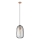 Pendente com cabo OVELLA 1xE27/15W/230V Ø 25 cm preto/pinho