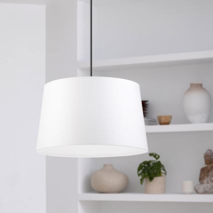 Pendente em cabo AIDA 1xE27/60W/230V, Ø 35 cm, carvalho/nogueira/branco