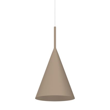Pendente em cabo CAPITAL 1xGX53/15W/230V Ø 17 cm taupe