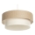 Pendente em cabo DUO 1xE27/60W/230V Ø 50 cm bege/creme