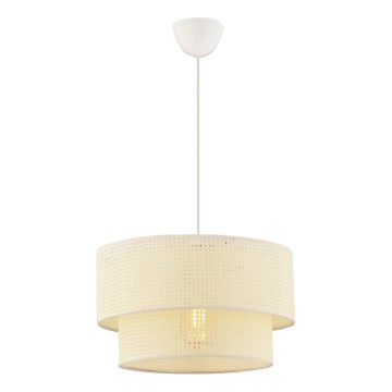 Pendente em cabo ECHO 1xE27/60W/230V creme