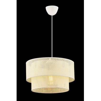 Pendente em cabo ECHO 1xE27/60W/230V creme