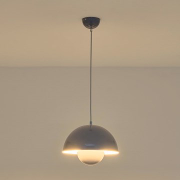 Pendente em cabo JARDEN 1xE27/15W/230V cinzento