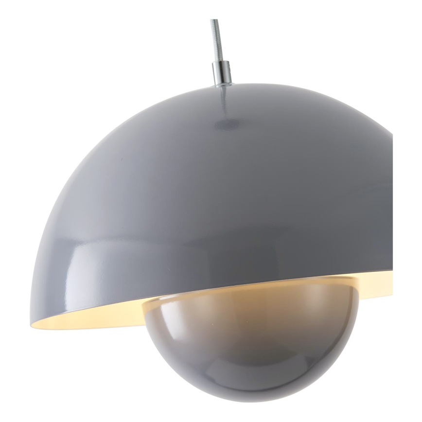 Pendente em cabo JARDEN 1xE27/15W/230V cinzento