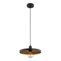 Pendente em cabo LITO 1xE27/15W/230V, preto
