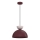 Pendente em cabo NEVIS 1xE27/15W/230V Ø 29 cm bordô