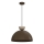 Pendente em cabo NEVIS 1xE27/15W/230V Ø 38 cm, castanho