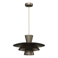 Pendente em cabo PLATO 1xE27/15W/230V bronze
