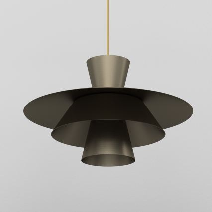 Pendente em cabo PLATO 1xE27/15W/230V bronze