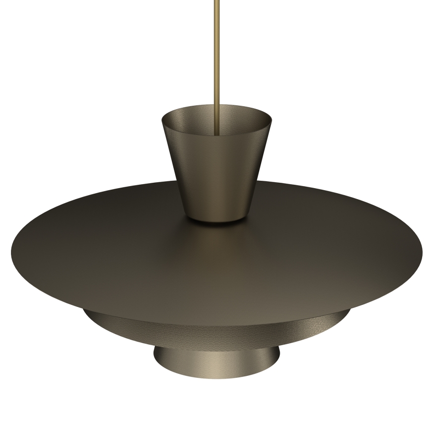 Pendente em cabo PLATO 1xE27/15W/230V bronze